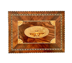 Load image into Gallery viewer, Inlaid Jewelry Box With Hinged Mirror
