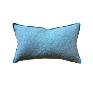 Blue Whipstitch Pillow