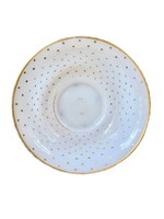 Load image into Gallery viewer, 19th c. French Opaline Glass Bowl With Gold Stars
