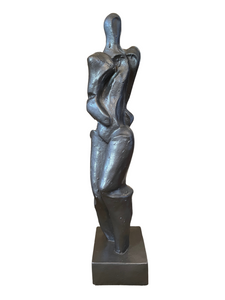 Grey Figural Sculpture