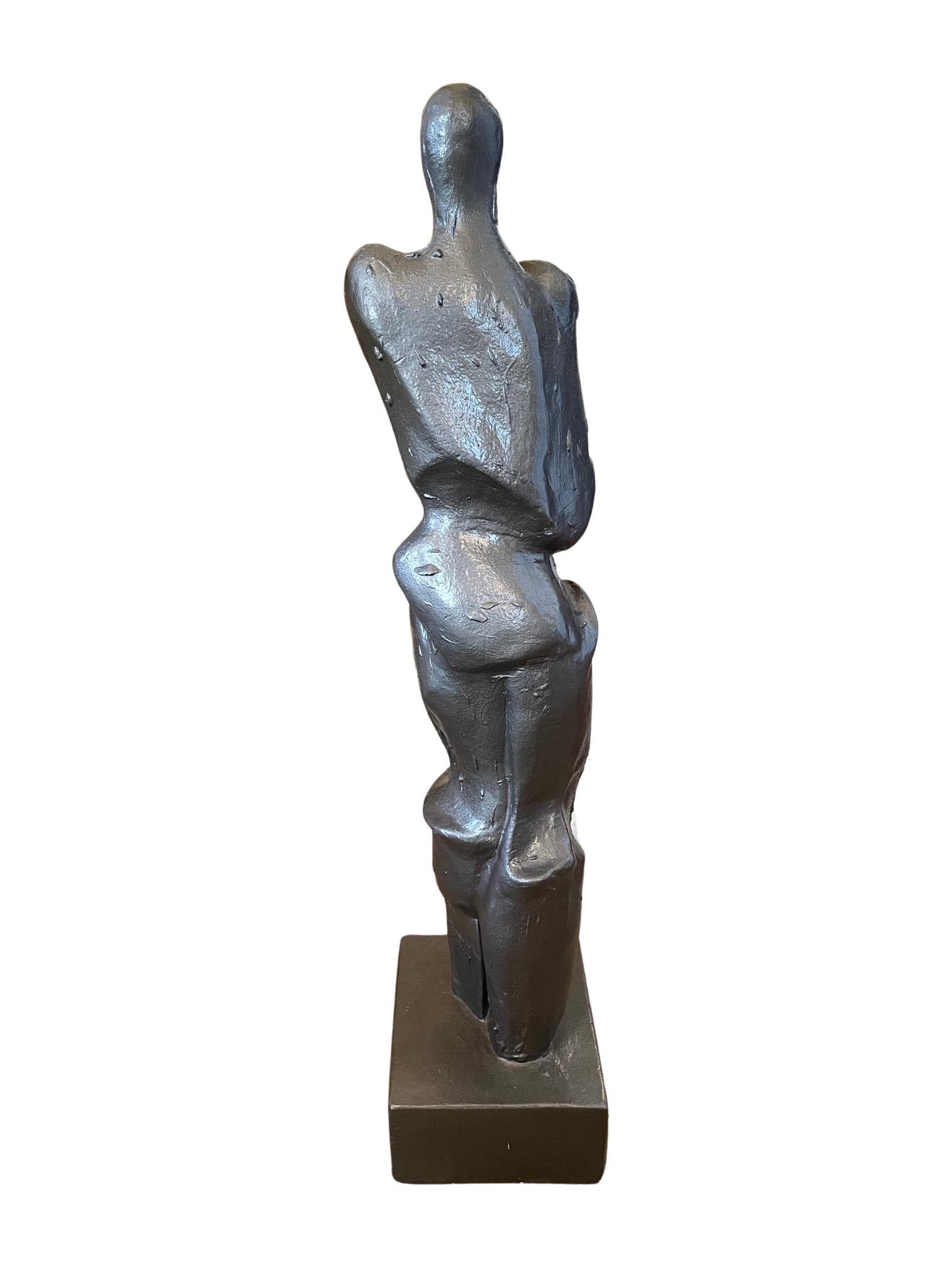 Grey Figural Sculpture