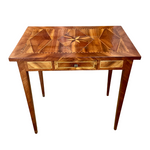 Load image into Gallery viewer, Side Table with Star Parquetry Inlay

