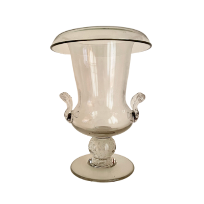 Pair of Glass Urns