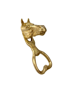 Brass Horse's Head Bottle Opener