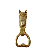 Load image into Gallery viewer, Brass Horse&#39;s Head Bottle Opener
