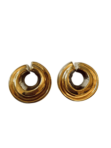 Vintage Large Modernist Earrings