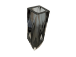 Load image into Gallery viewer, Murano Sommerso Grey Prism Cut Vase
