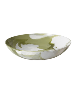 Paul Schneider Bowl in Green Drip Glaze