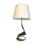 Load image into Gallery viewer, Green Patina Mid-Century Copper Lamps
