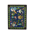 Load image into Gallery viewer, Chinese Blue Enamel and Brass Box
