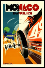 Load image into Gallery viewer, Racing Poster, Monaco 1931
