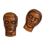 Load image into Gallery viewer, Pair of Art Deco Wall Sculptures in Bronze Metallic
